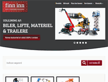 Tablet Screenshot of finn-inn.dk